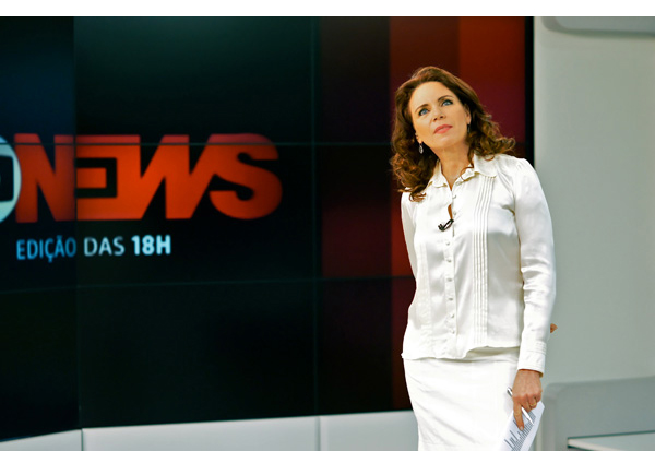 Leilane Neubarth Jornal da Globo News abre